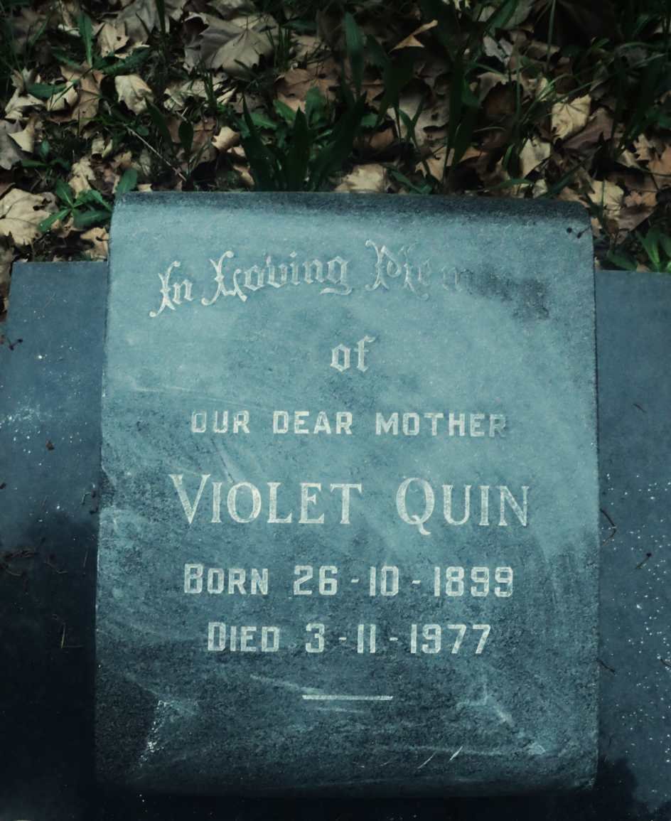 QUIN Violet 1899-1977