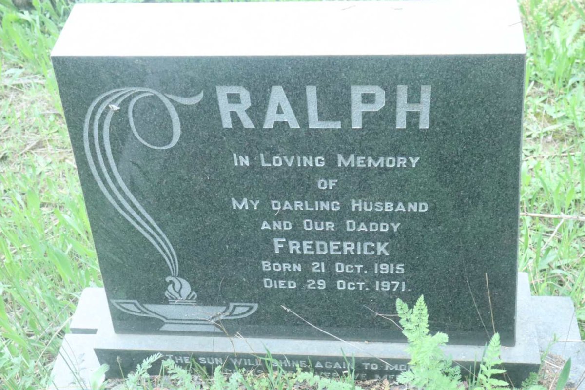 RALPH Frederick 1915-1971