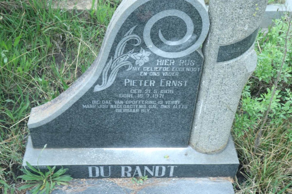 RANDT Pieter Ernst, du 1906-1971