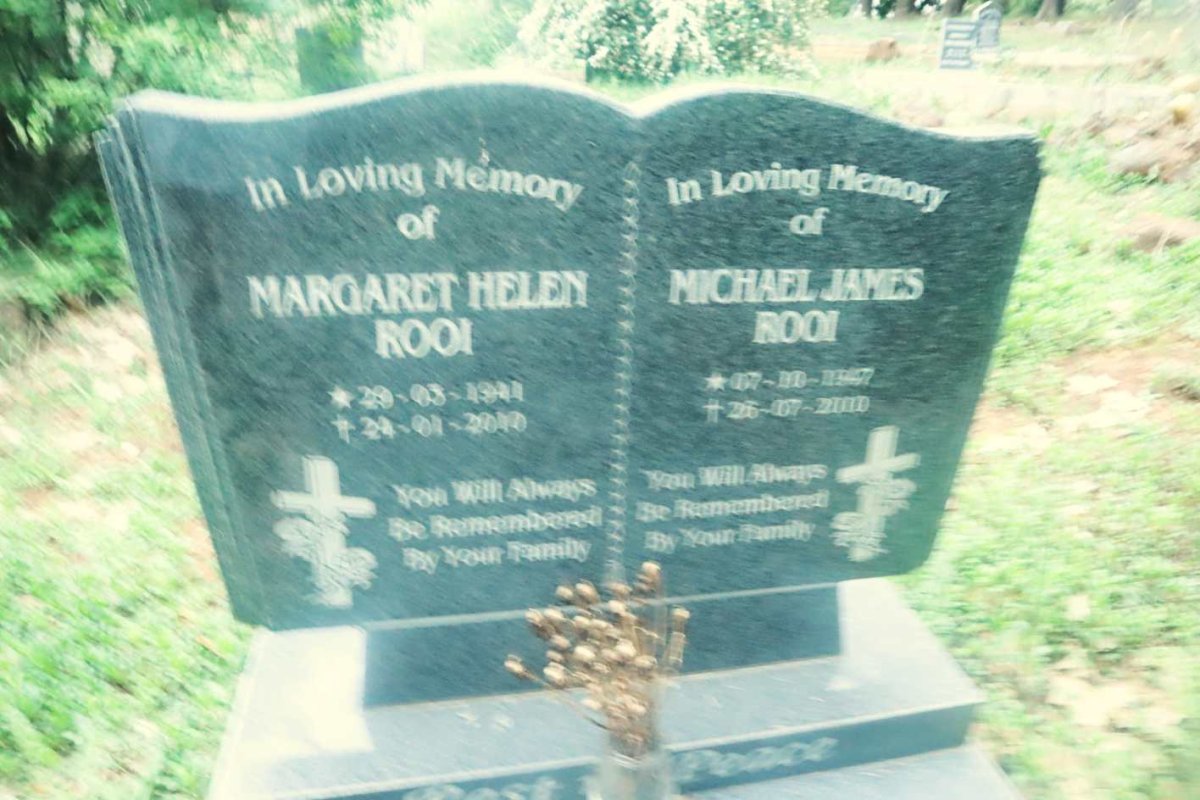 ROOI Michael James 1947-20?? &amp; Margaret Helen 1944-2010