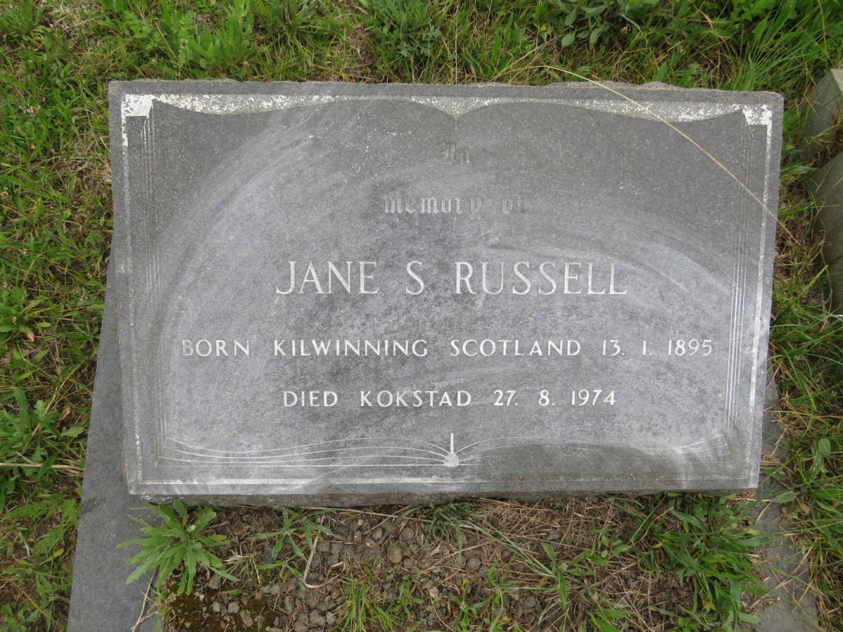 RUSSELL Jane S. 1895-1974