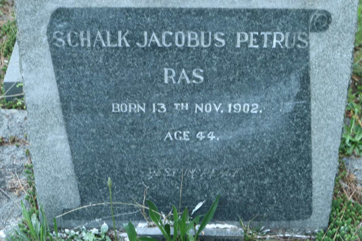 RAS Schalk Jacobus Petrus 1902-