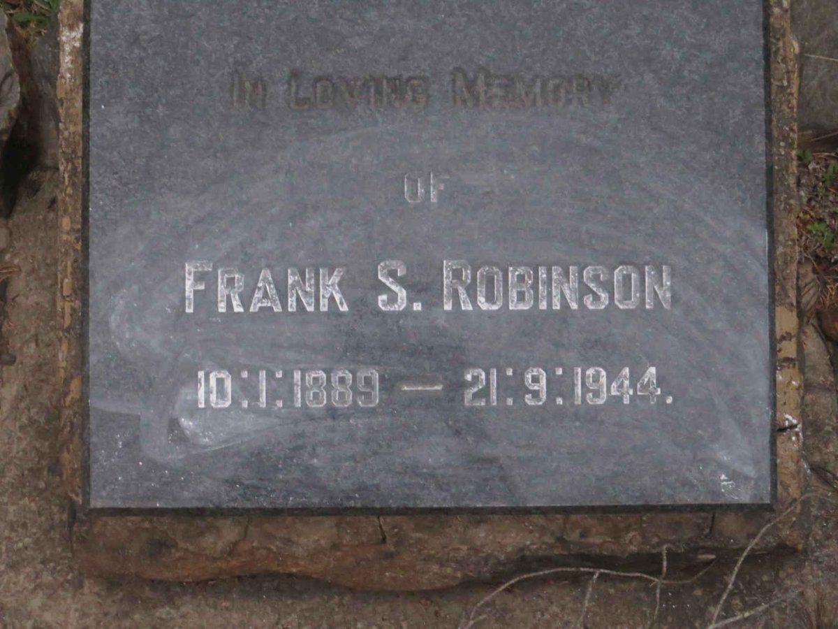 ROBINSON Frank S. 1889-1944