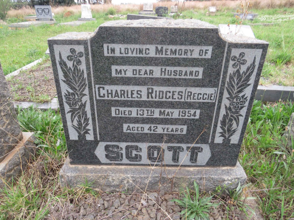 SCOTT Charles Ridges -1954