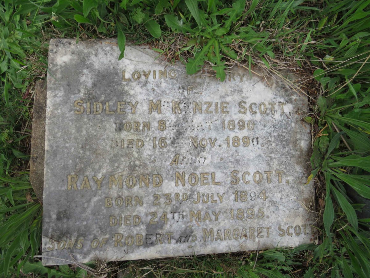 SCOTT Sidley McKenzie 1890-1890 :: SCOTT Raymond Noel -1894-1895