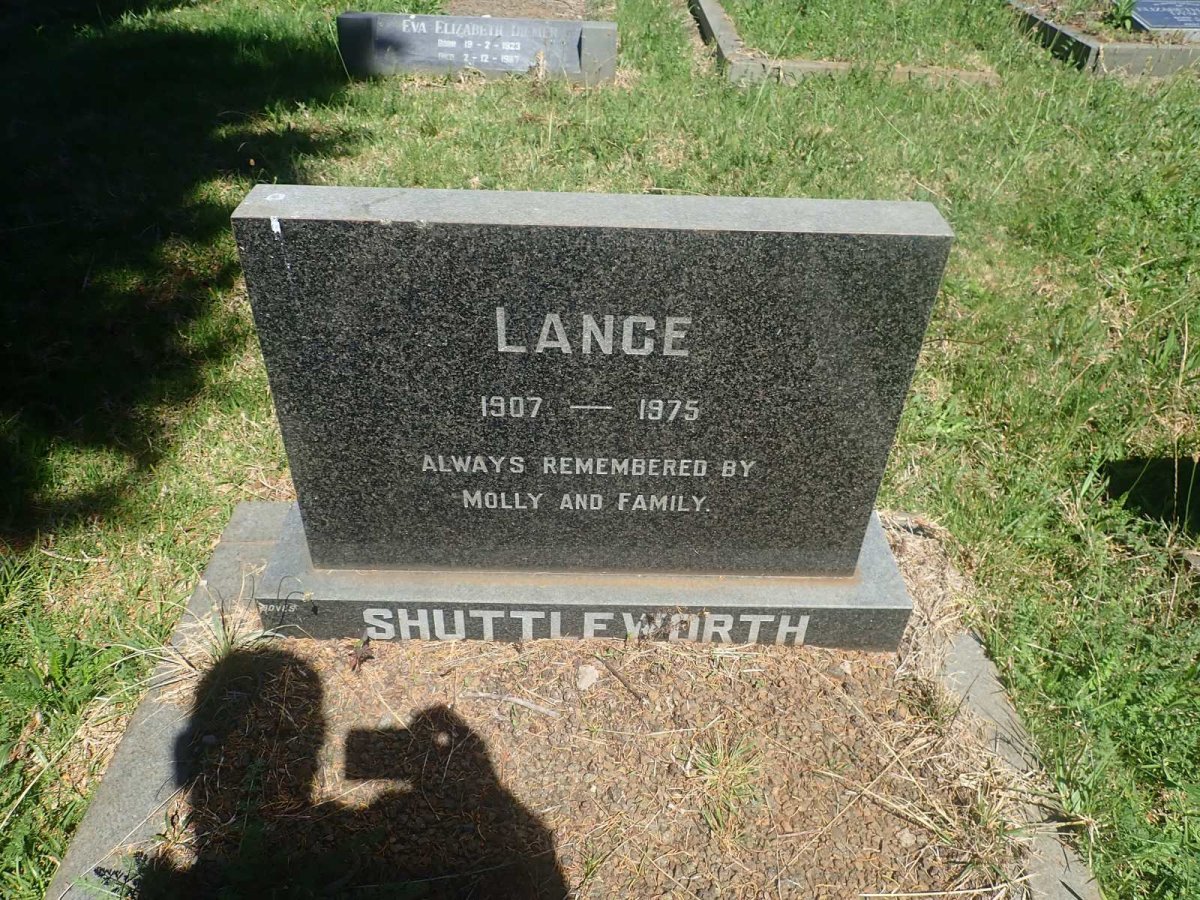 SHUTTLEWORTH Lance 1907-1975
