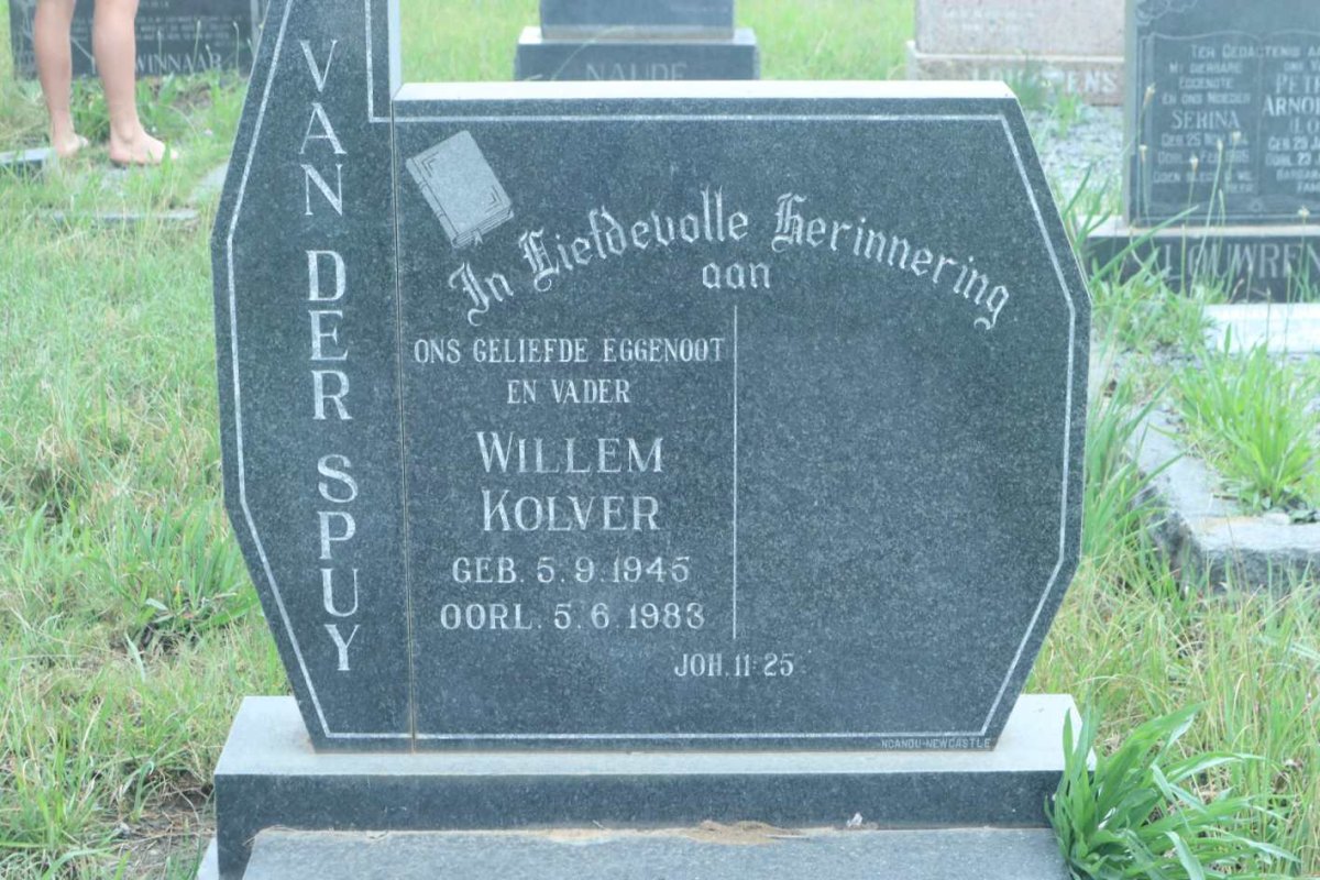 SPUY Willem Kolver, van der 1945-1983