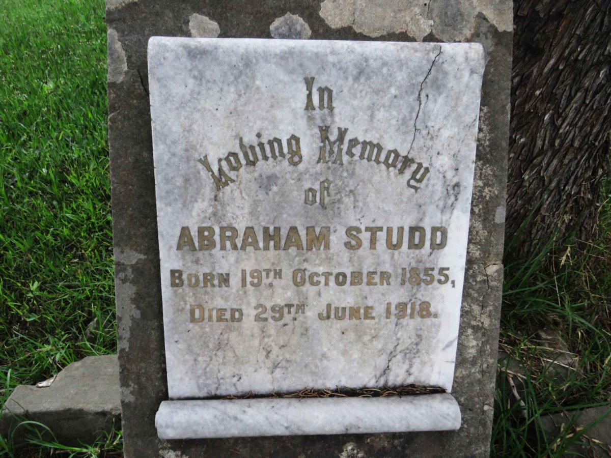 STUDD Abraham 1855-1918