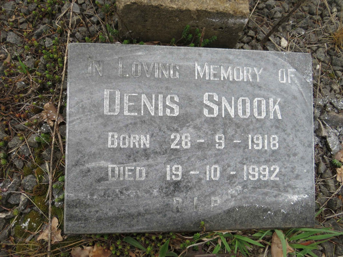 SNOOK Denis 1918-1992