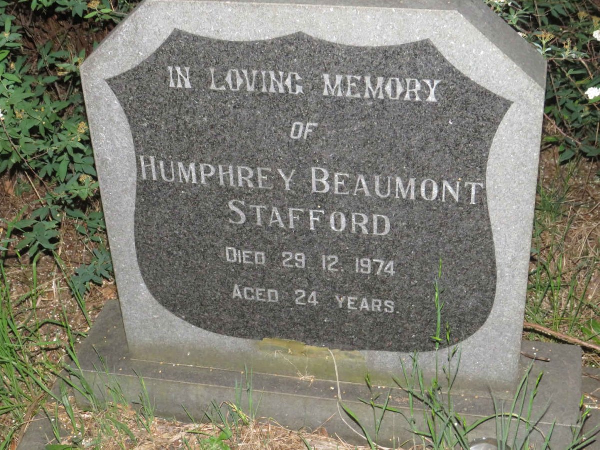 STAFFORD Humphrey Beaumont -1974