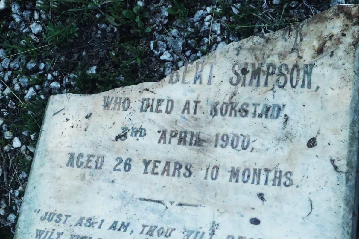 SIMPSON John Robert -1900