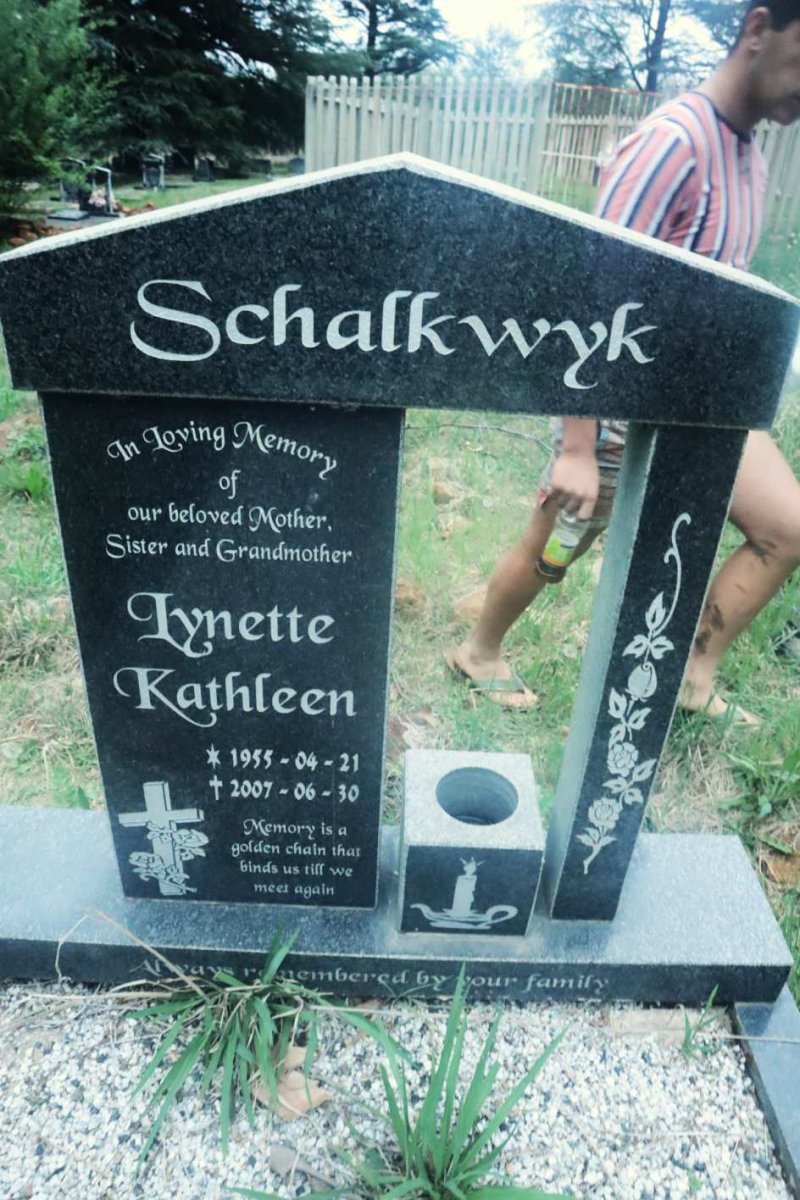 SCHALKWYK Lynette Kathleen 1955-2007