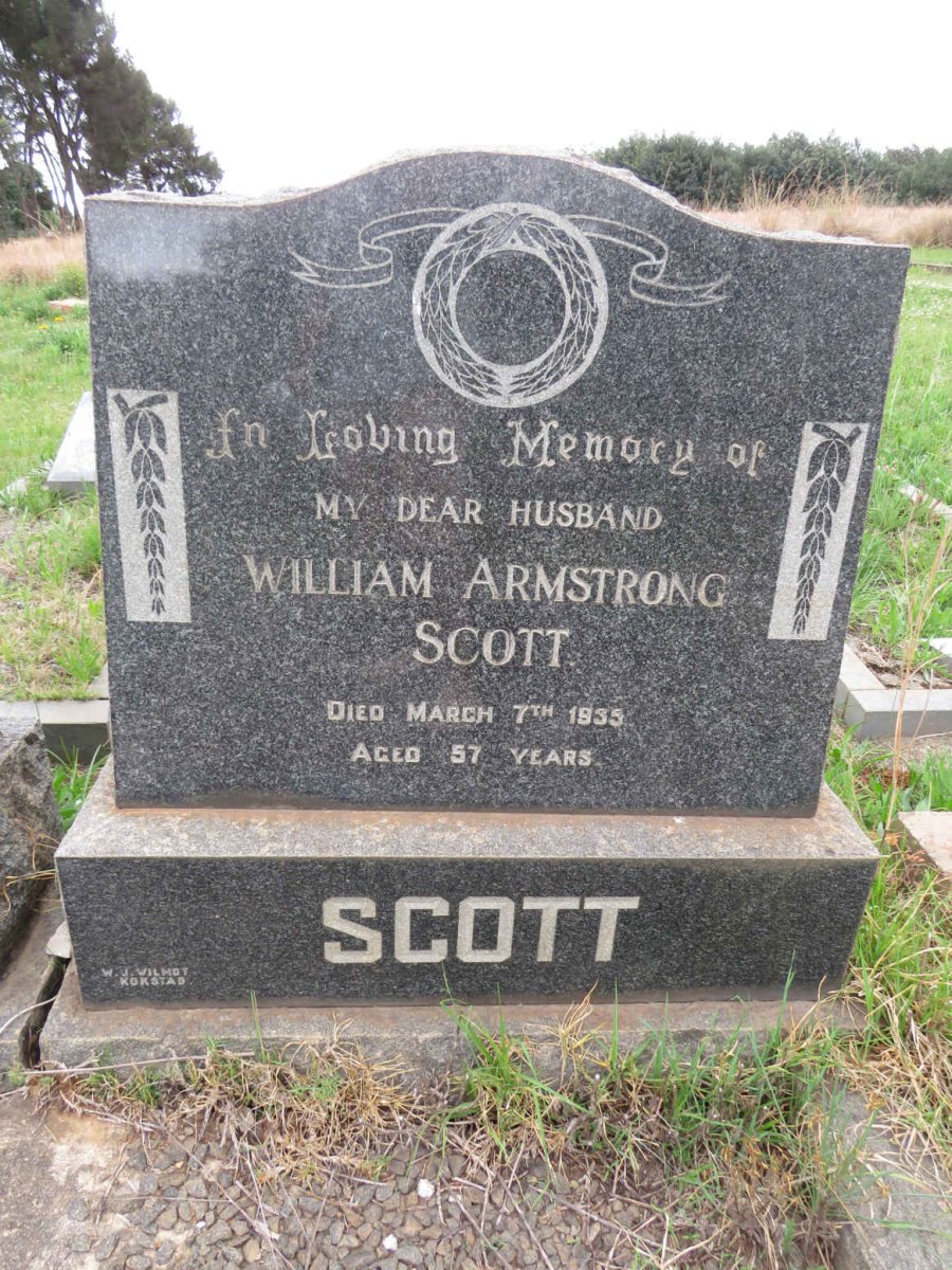 SCOTT William Armstrong -1935