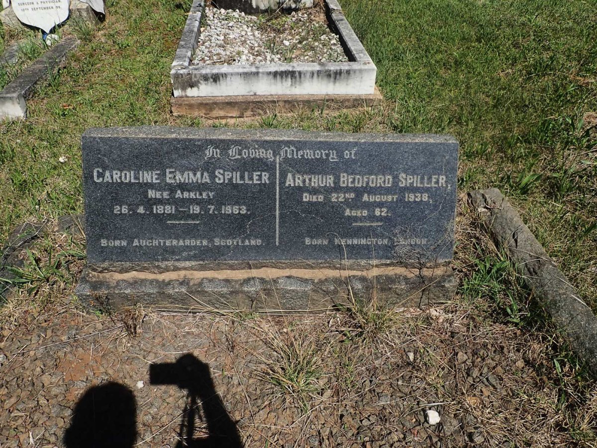 SPILLER Arthur Bedford -1938 &amp; Caroline Emma ARKLEY 1881-1963