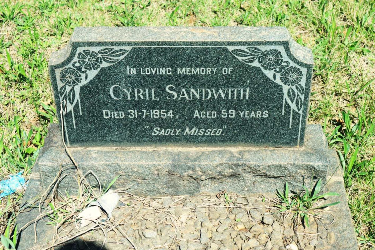 SANDWITH Cyril -1954