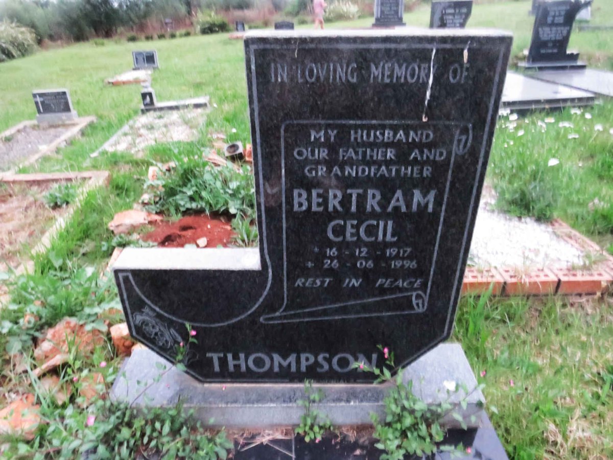 THOMPSON Bertram Cecil 1917-1996