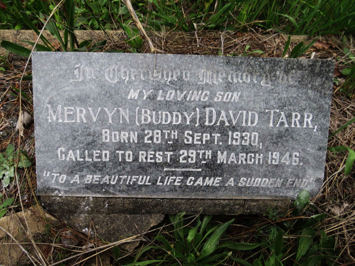 TARR Mervyn David 1930-1946