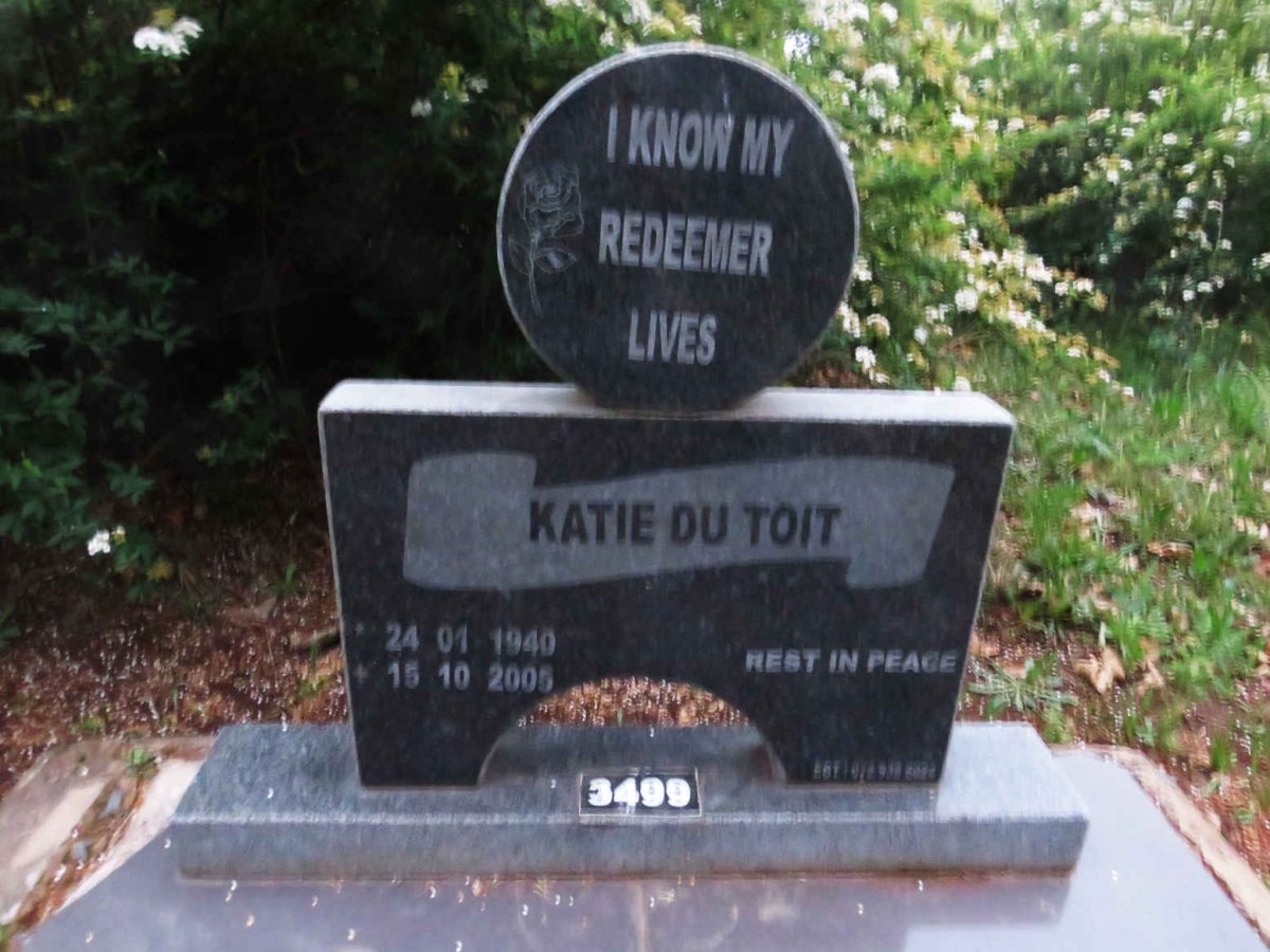 TOIT Katie, du 1940-2005