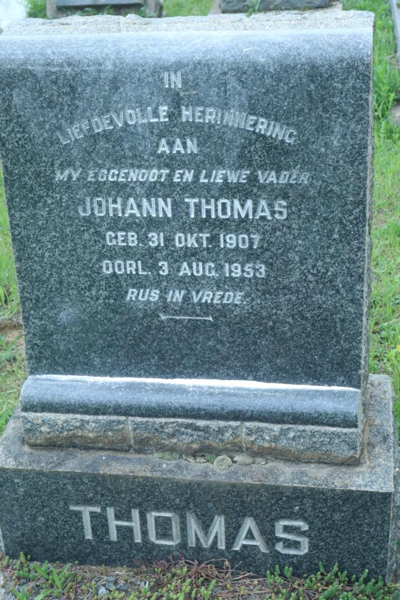 THOMAS Johann 1907-1953