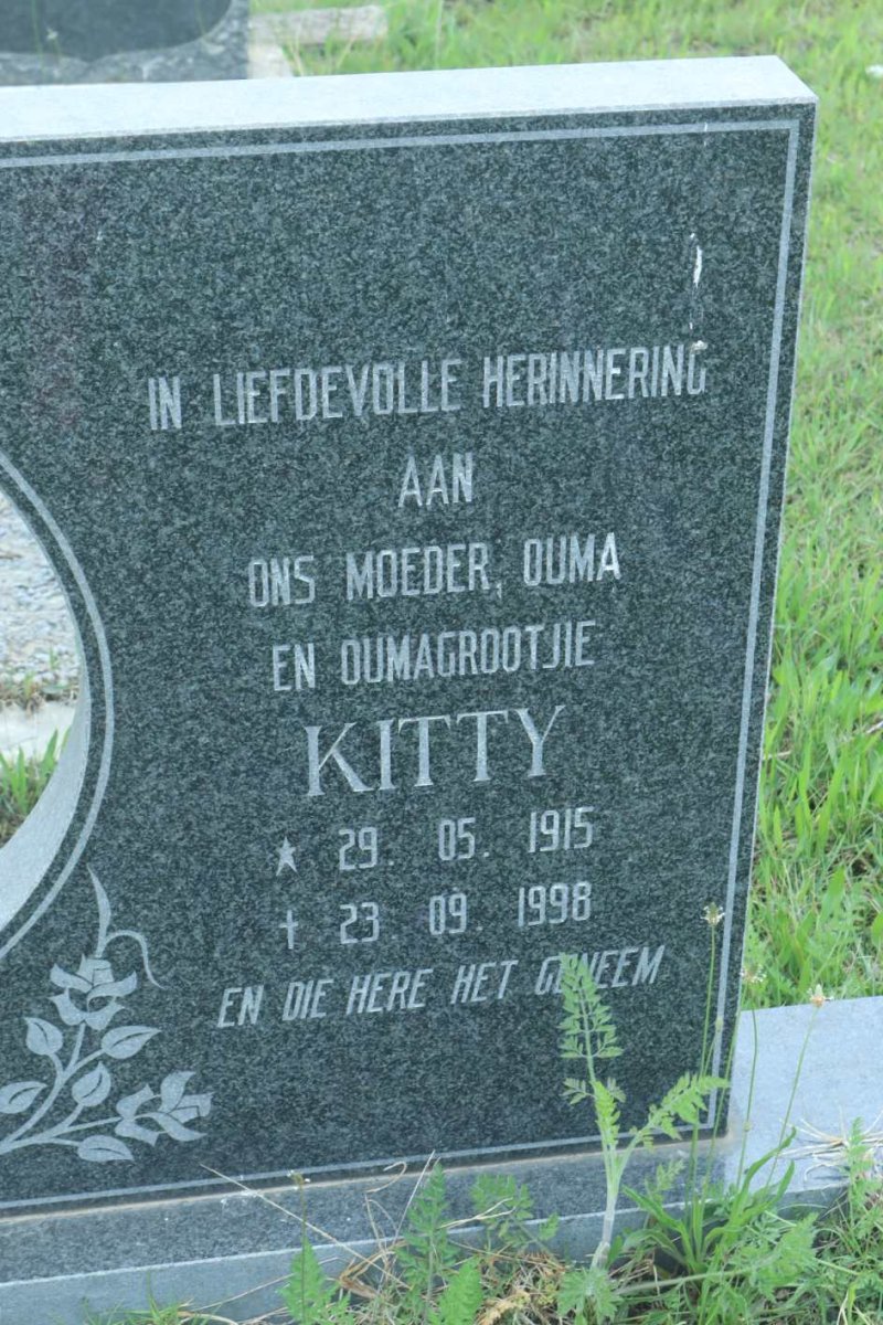 TONDER Piet, van 1914-1999 &amp; Kitty 1915-1998