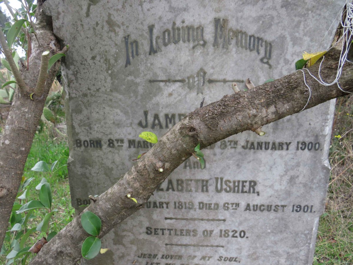 USHER James 1815-1900 &amp; Elizabeth 1819-1901