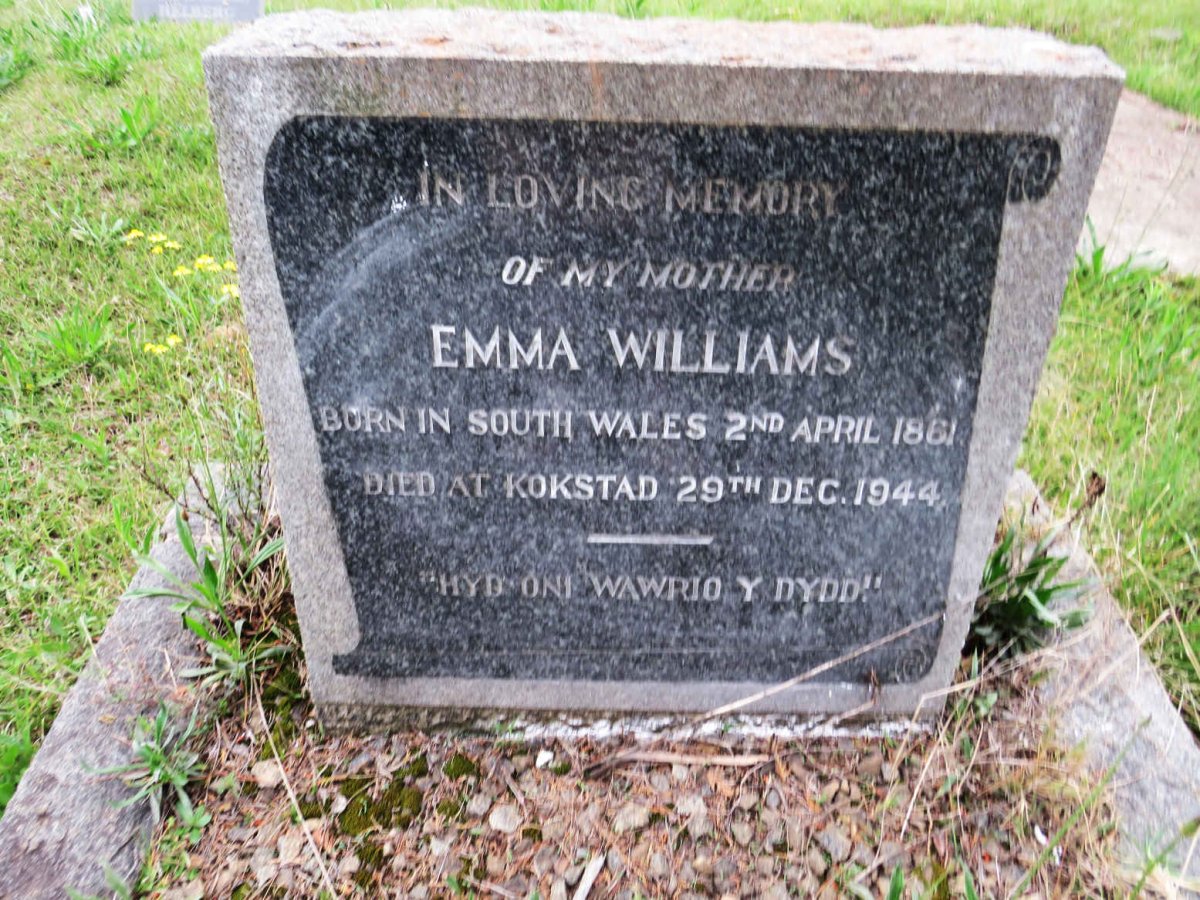 WILLIAMS Emma 1861-1944