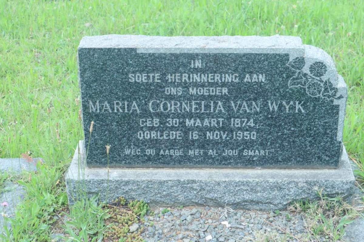 WYK Maria Cornelia, van 1874-1950