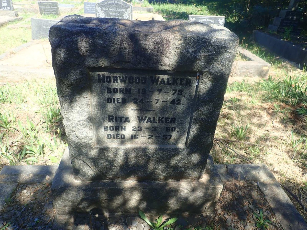 WALKER Norwood 1873-1942 &amp; Rita 1880-1957