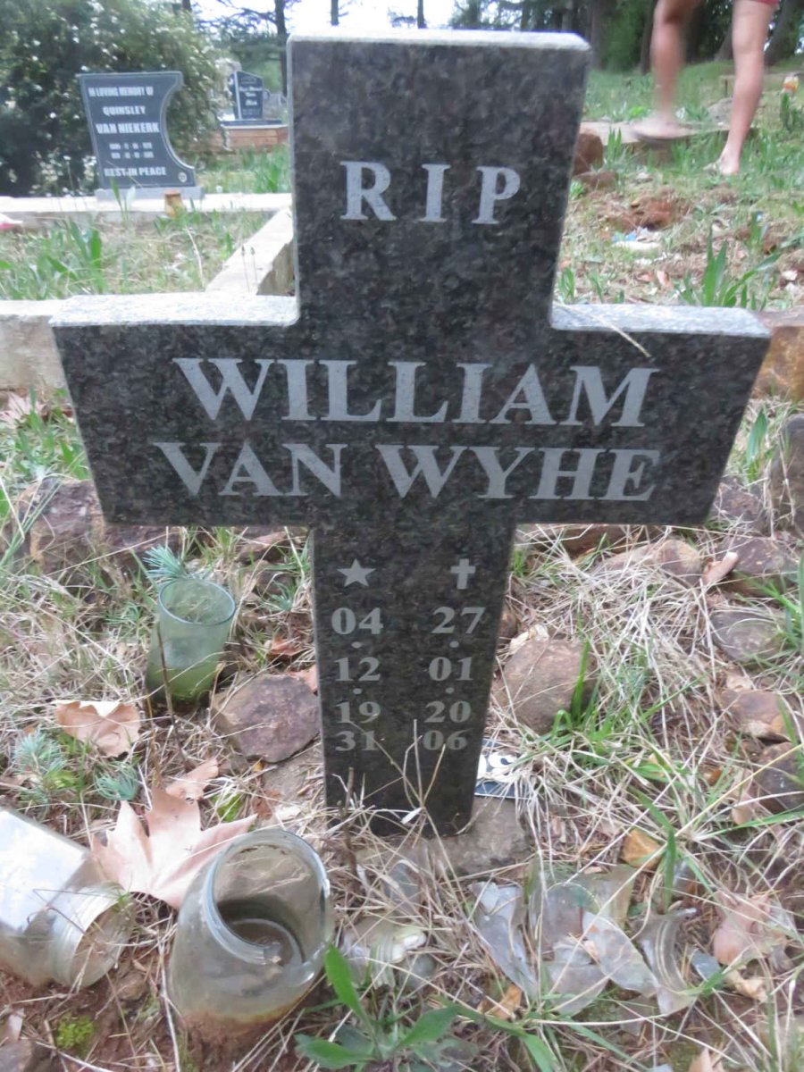 WYHE William, van 1931-2006