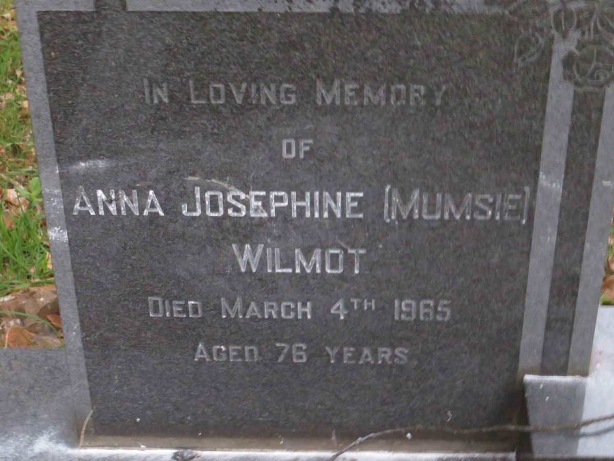 WILMOT Anna Josephine -1965