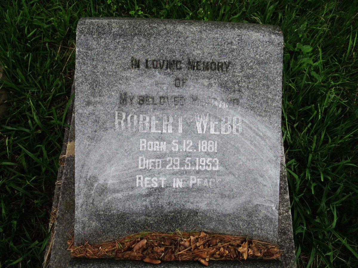 WEBB Robert 1881-1953