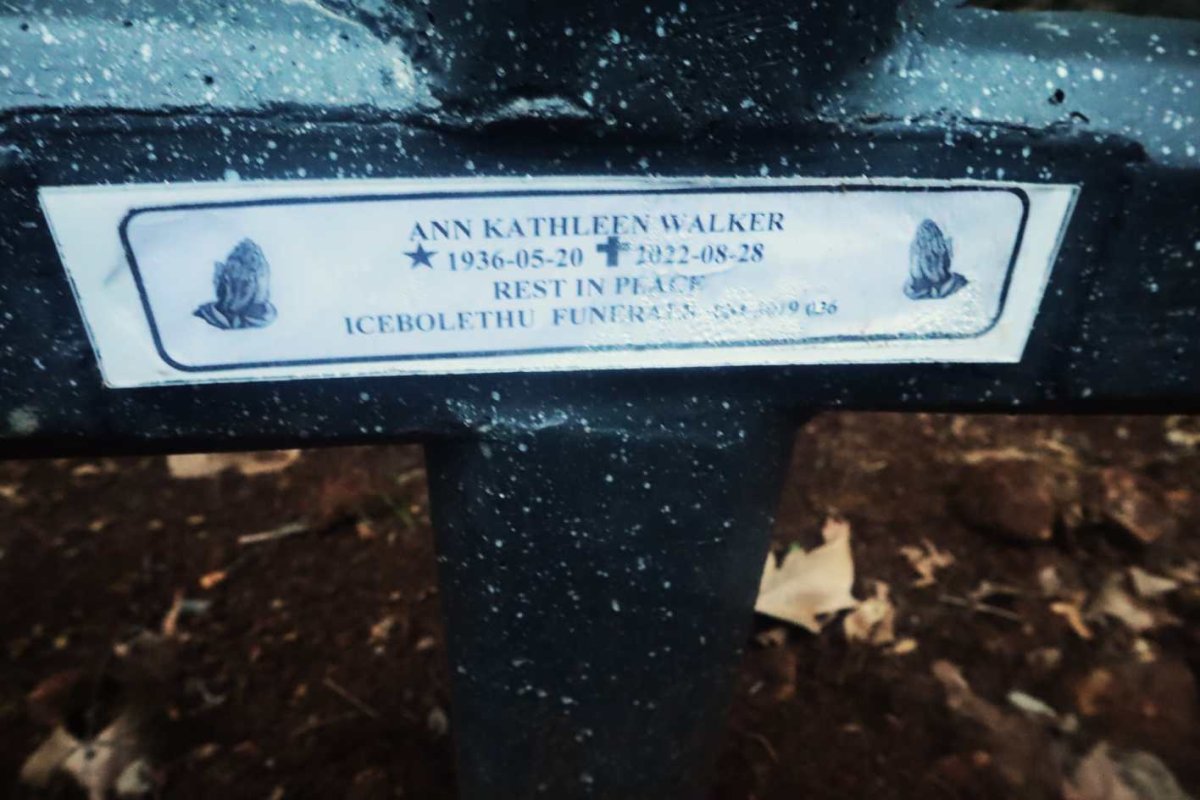 WALKER Ann Kathleen 1936-2022
