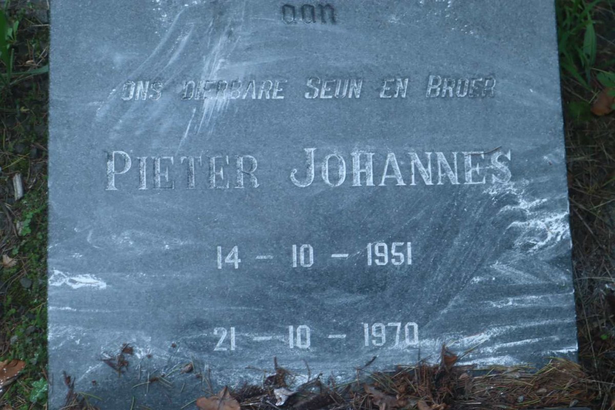 ? Pieter Johannes 1951-1970