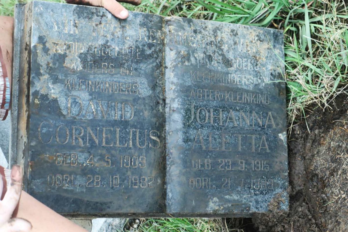 ? David Cornelius 1909-1982 &amp; Johanna Alletta 1915-1989