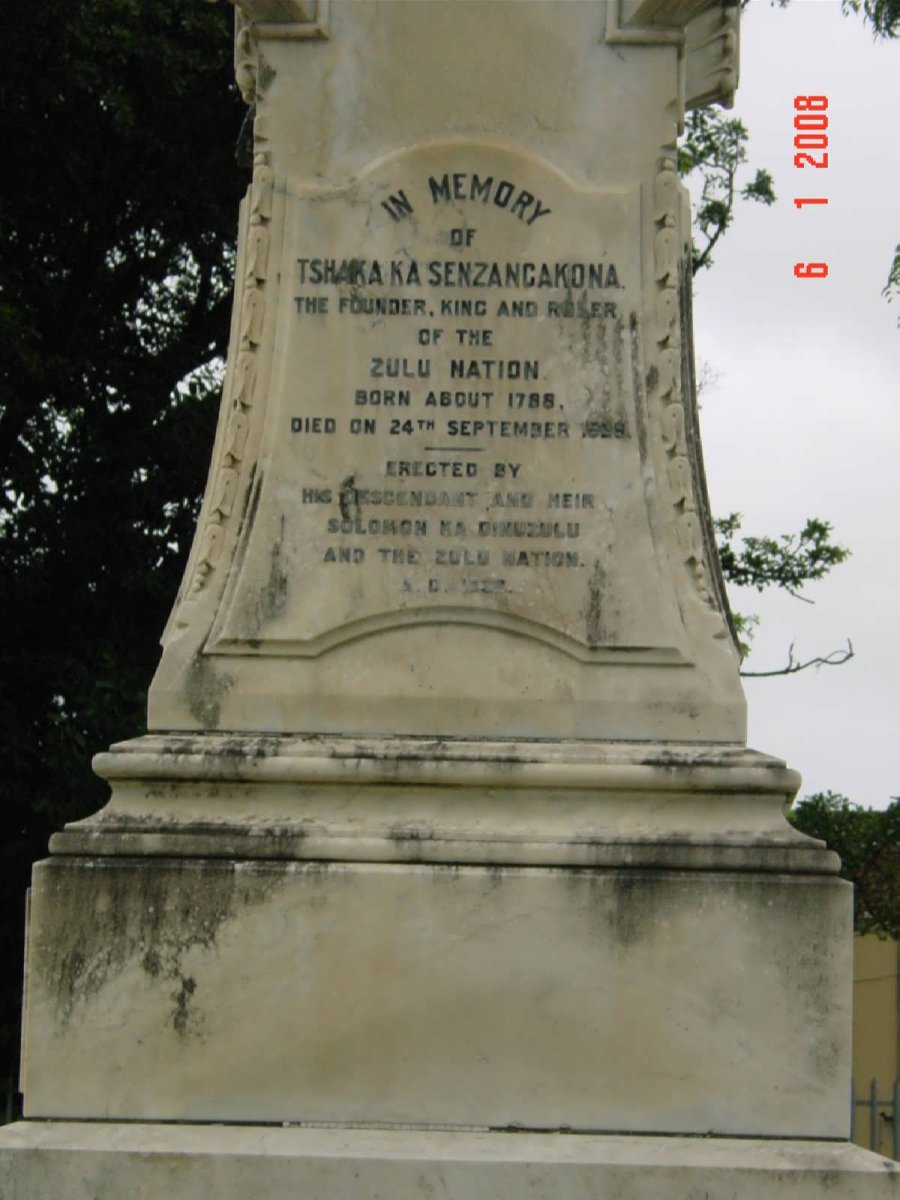 KA SENZANGAKONA Tshaka 1788-1828