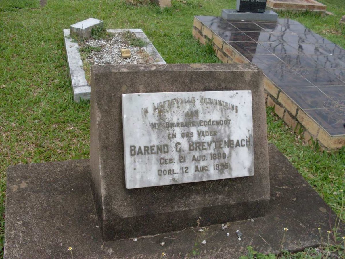 BREYTENBACH Barend C. 1890-1965