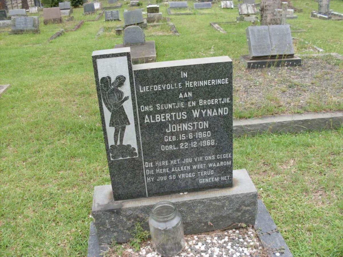 JOHNSTON Albertus Wynand 1960-1968