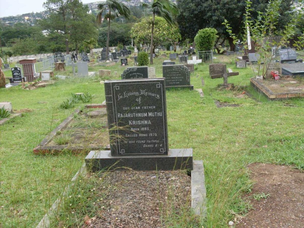 KRISHNA Rajaruthnum Muthu 1885-1975