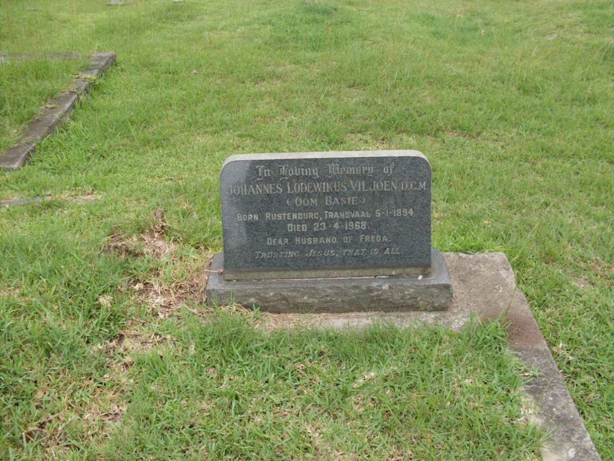 VILJOEN Johannes Lodewikus 1894-1968