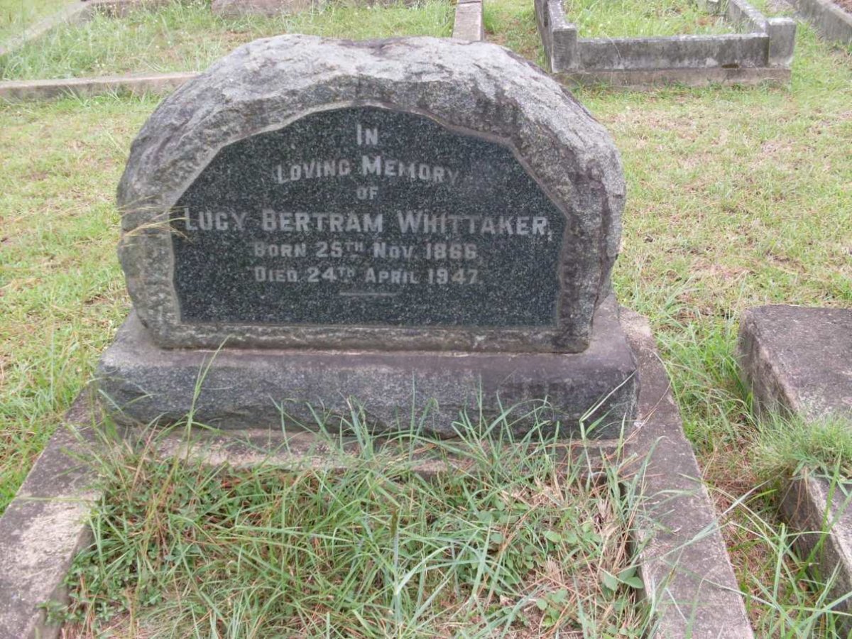 WHITTAKER Lucy Bertram 1866-1947