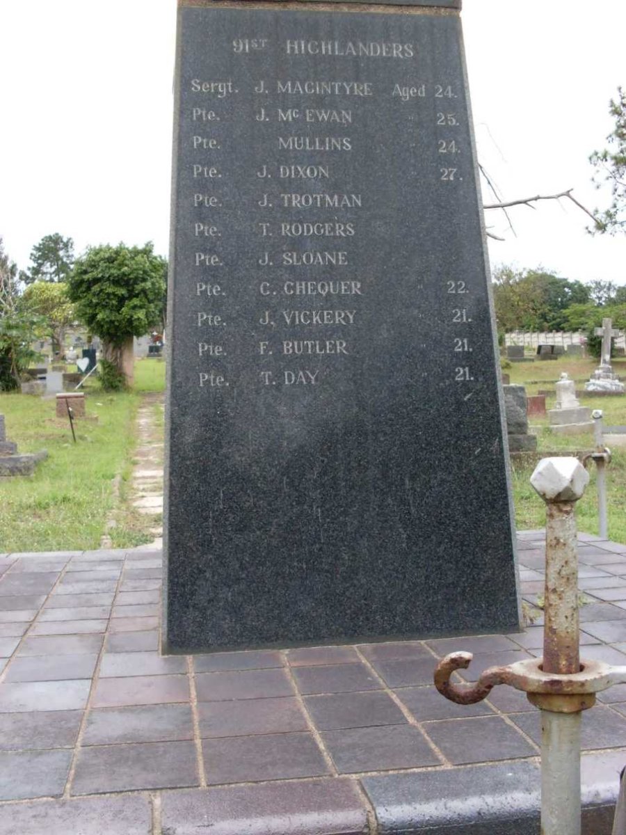 Memorial - 91st Highlanders