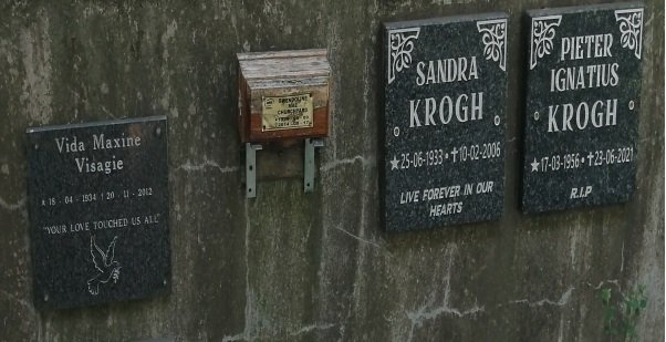 KROGH Sandra 1933-2006 :: KROGH Pieter Ignatius 1956-2021