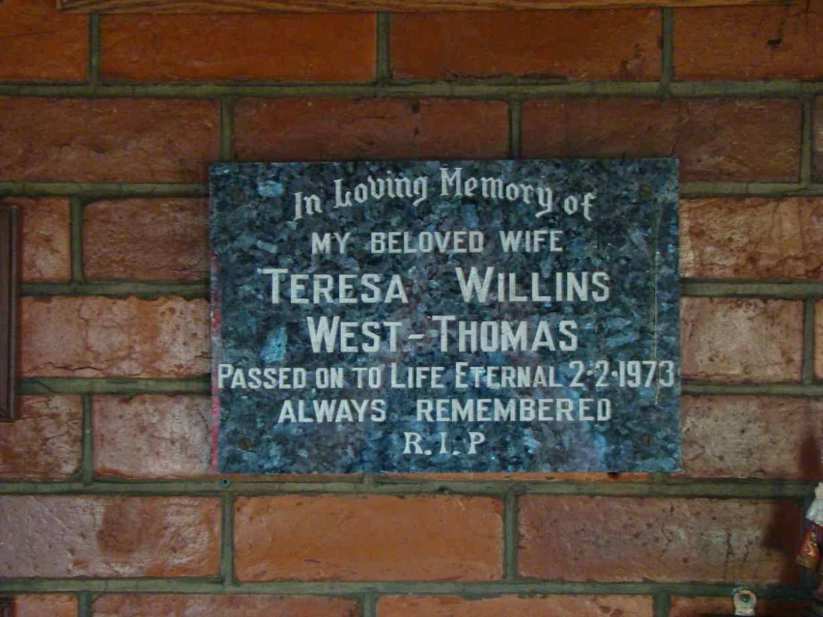 THOMAS Teresa Willins, WEST -1973