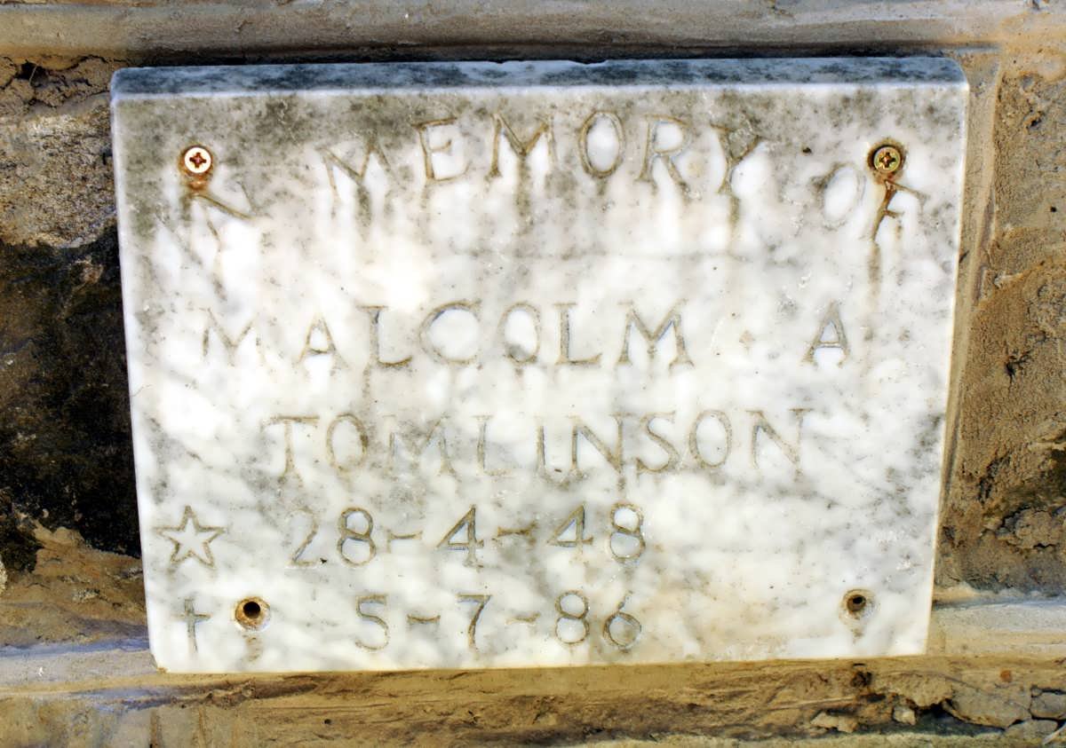 TOMLINSON Malcolm A. 1948-1986