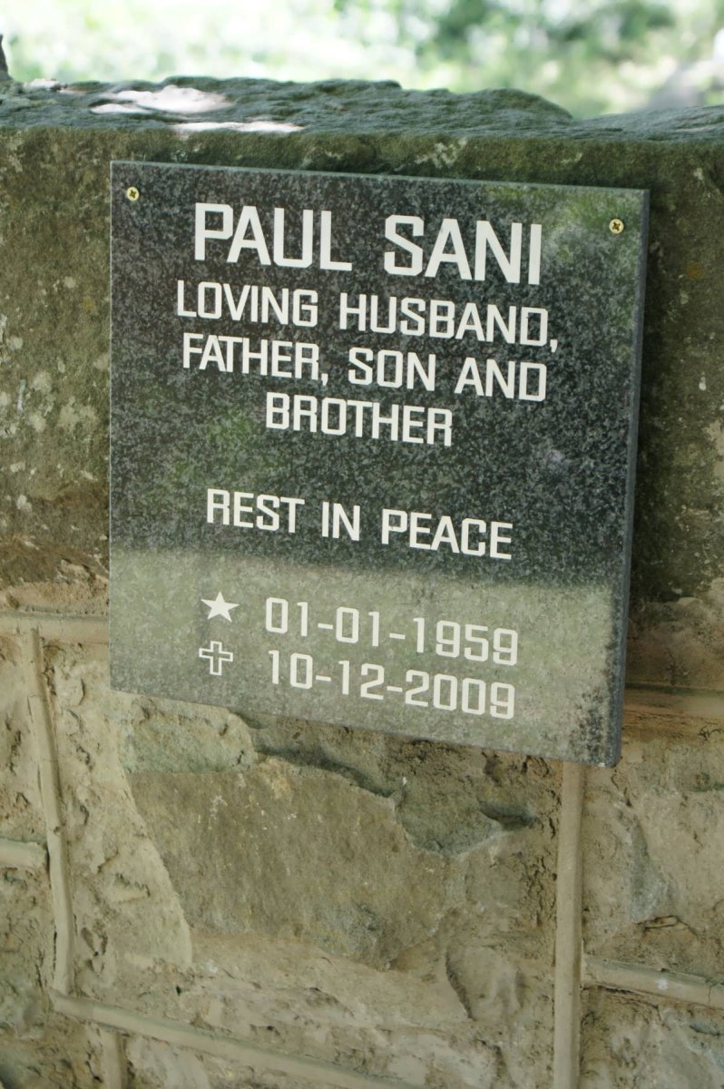 SANI Paul 1959-2009