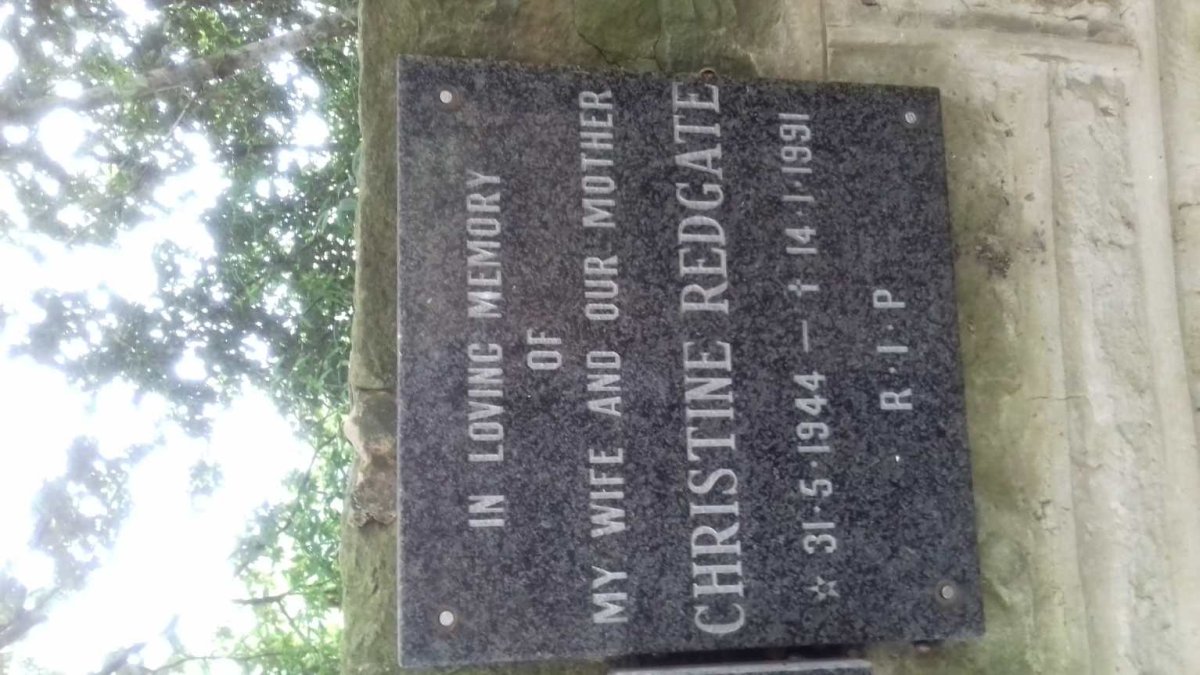 REDGATE Christine 1944-1991