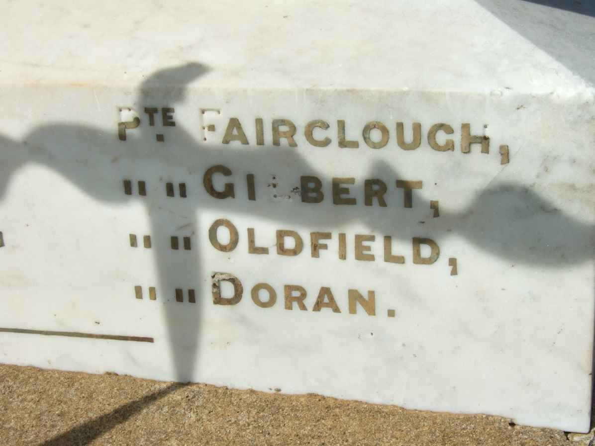 Memorial - List of names