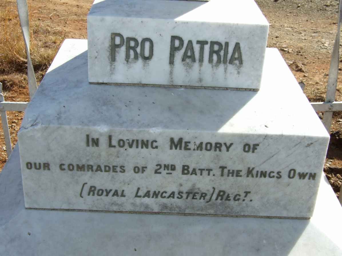 2. A Tribute to the 2nd Battalion of The Kings Own Royal Lancaster Regiment