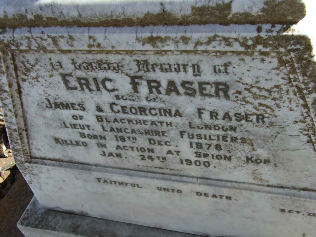 FRASER Eric 1878-1900
