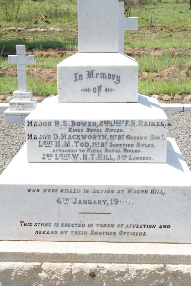 13. Monument to commemorate those Officers who were killed at Wagon Hill on 6 January 1900